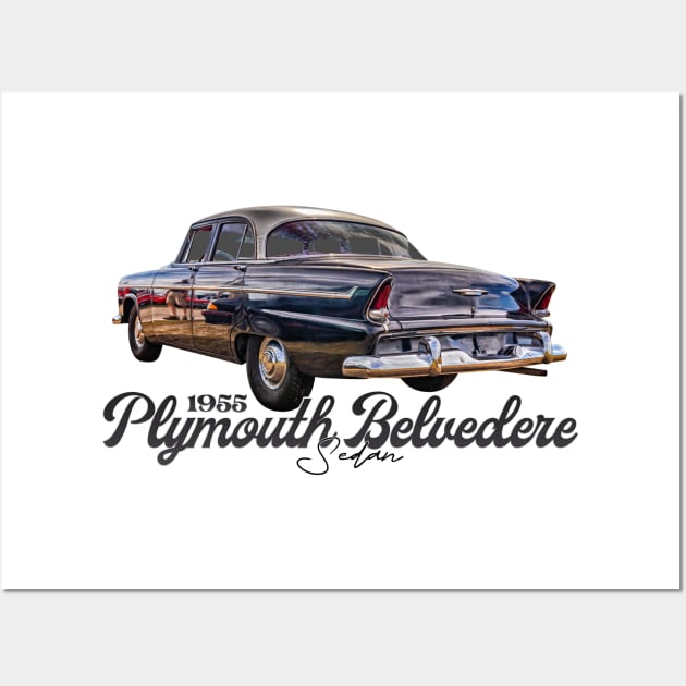 1955 Plymouth Belvedere Sedan Wall Art by Gestalt Imagery